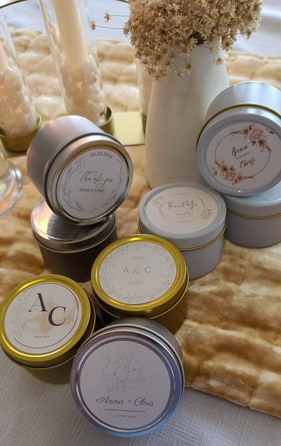 Tin Favor Candle