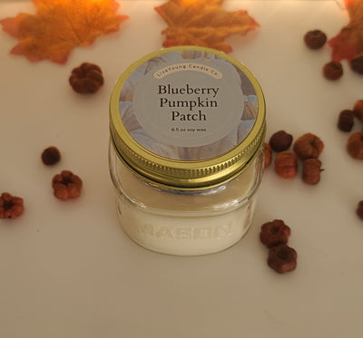 Fall Pumpkin Mason Jar Candles