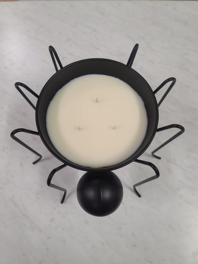 Spider Candy Dish Candle