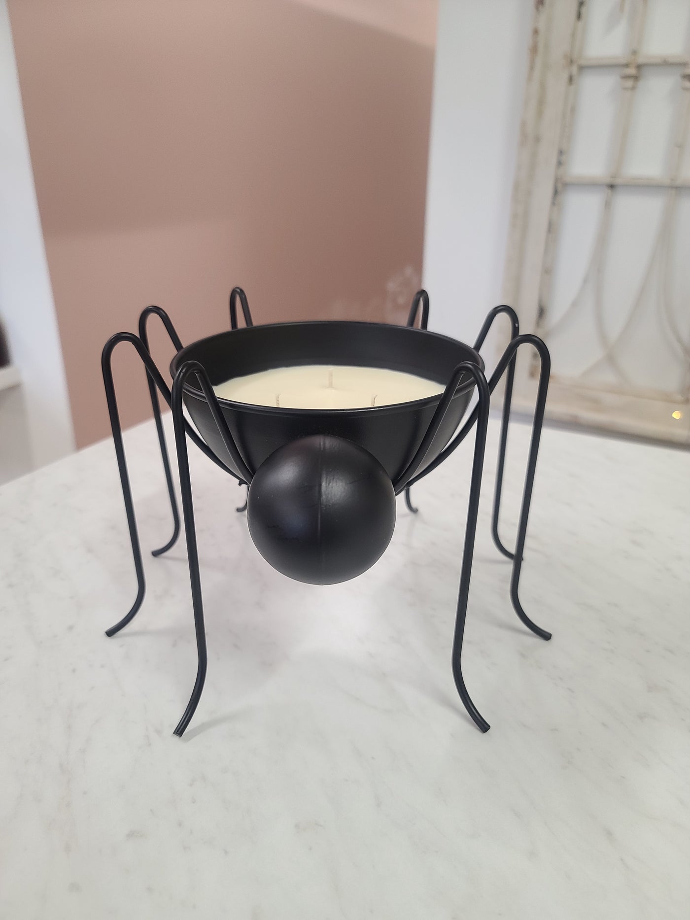 Spider Candy Dish Candle