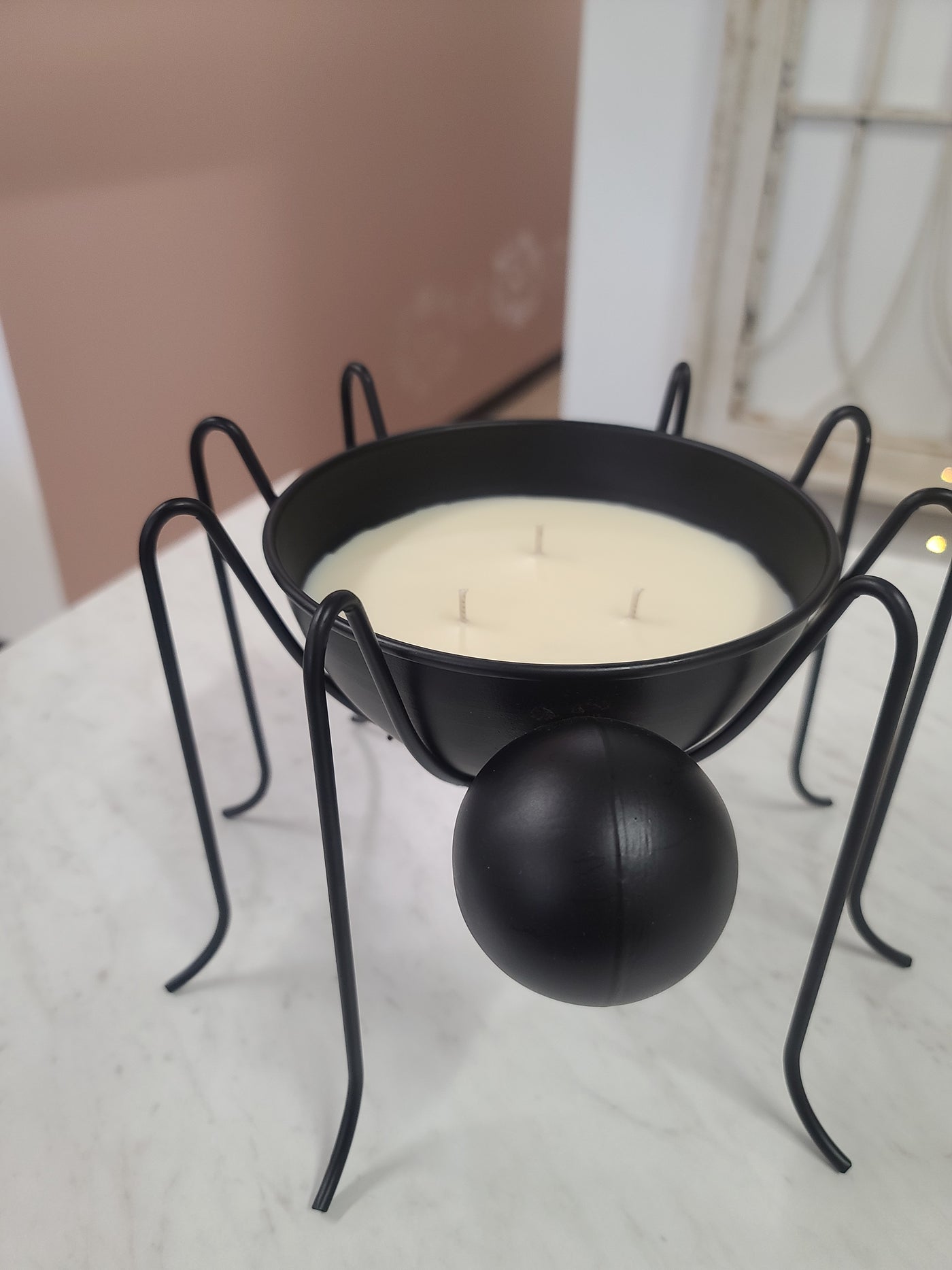 Spider Candy Dish Candle