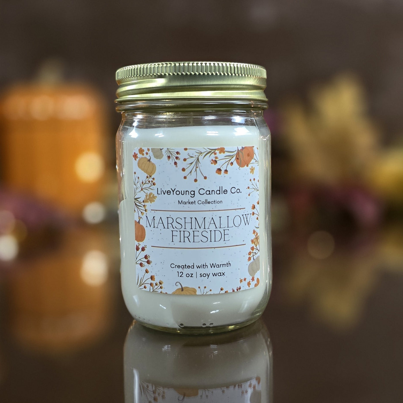 Ghost Harvest Market Candle