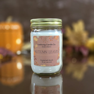 Leaves Harvest Market Candle