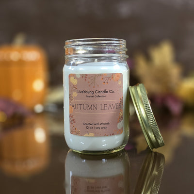 Leaves Harvest Market Candle