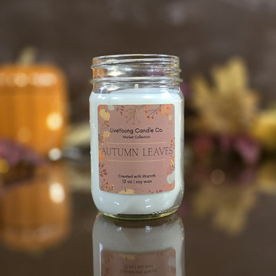 Leaves Harvest Market Candle