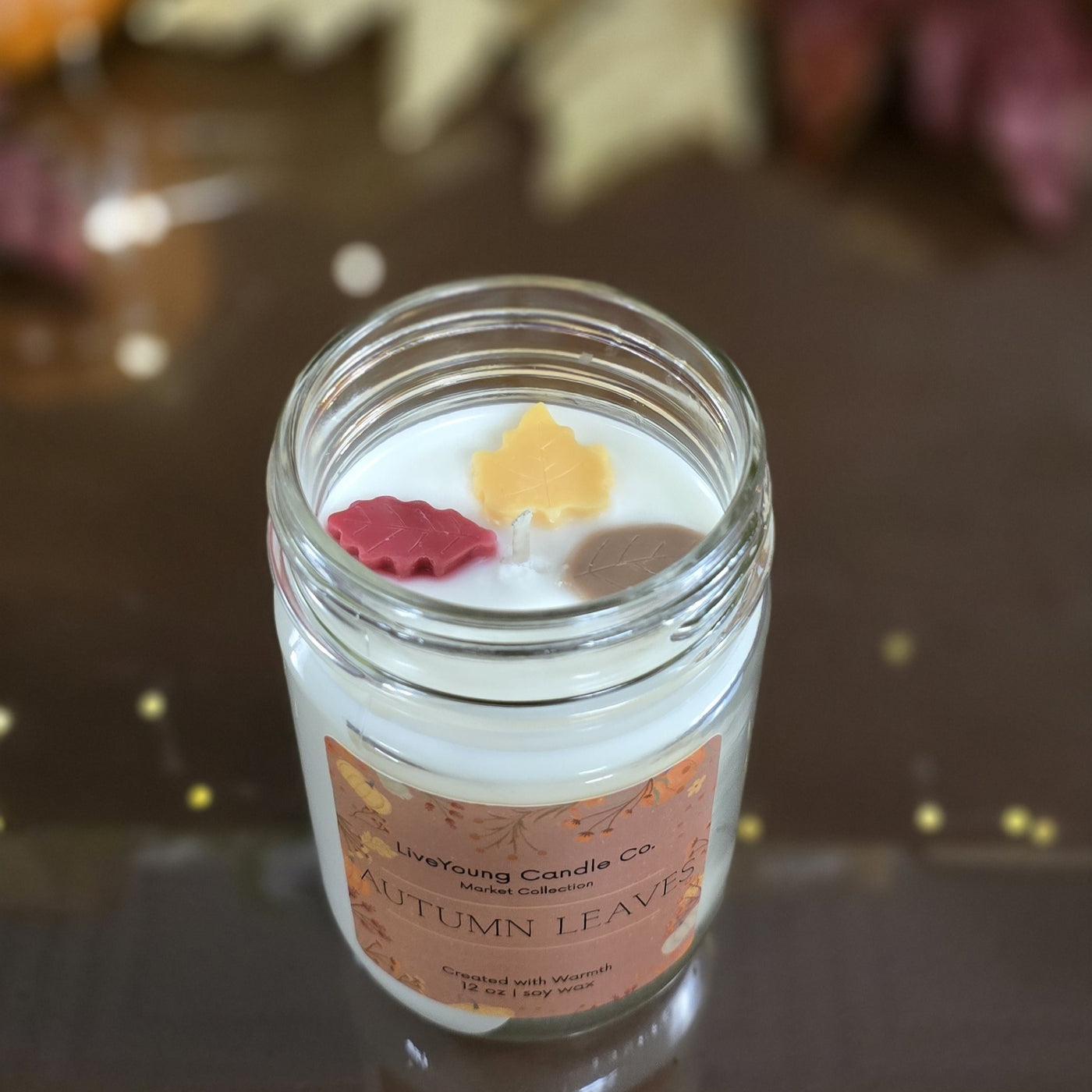 Leaves Harvest Market Candle