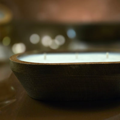 Wood Bowl Candle (Classic)