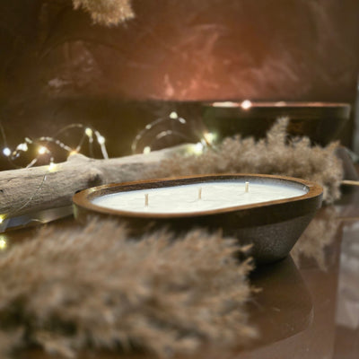 Wood Bowl Candle (Summer)