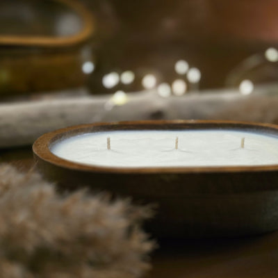 Wood Bowl Candle (Summer)