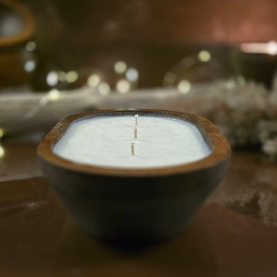 Wood Bowl Candle (Summer)