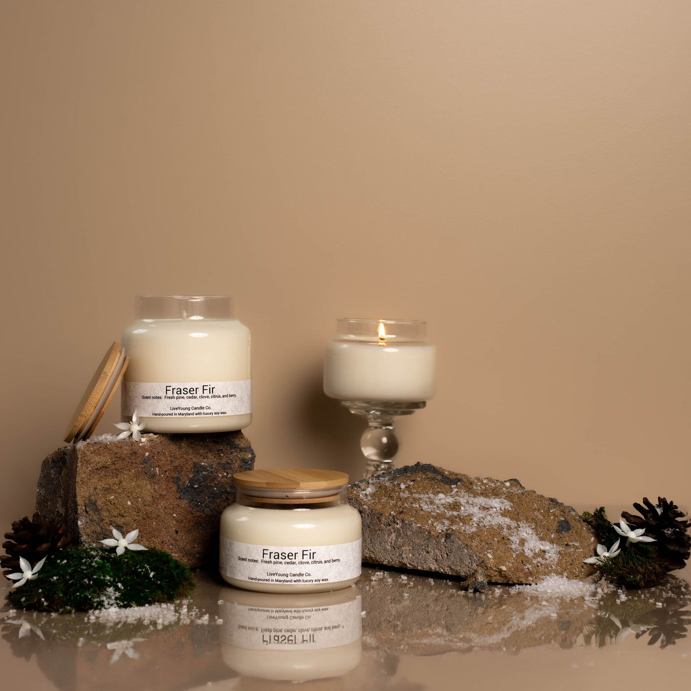 (Winter Scents) - Apothecary Candle