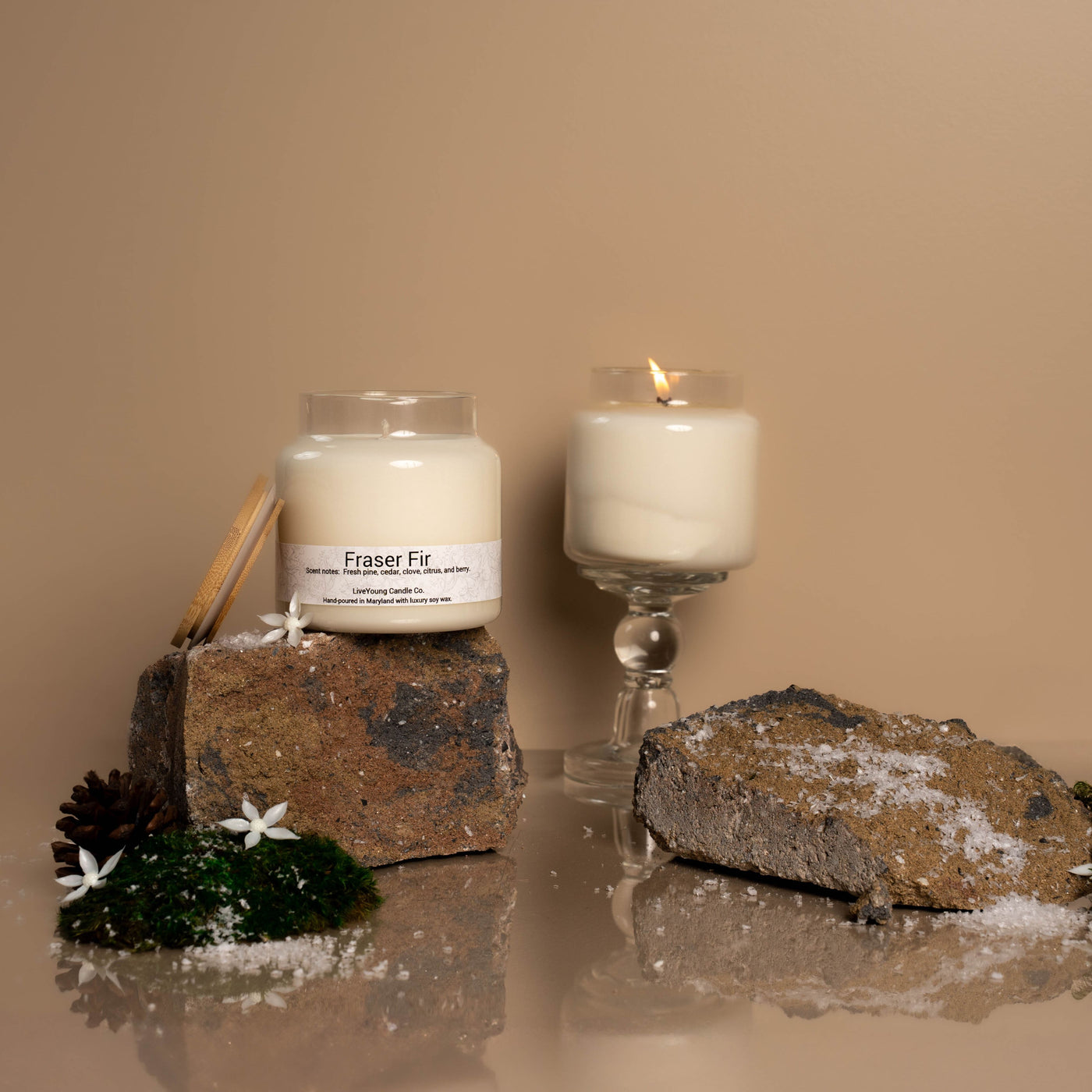 (Winter Scents) - Apothecary Candle