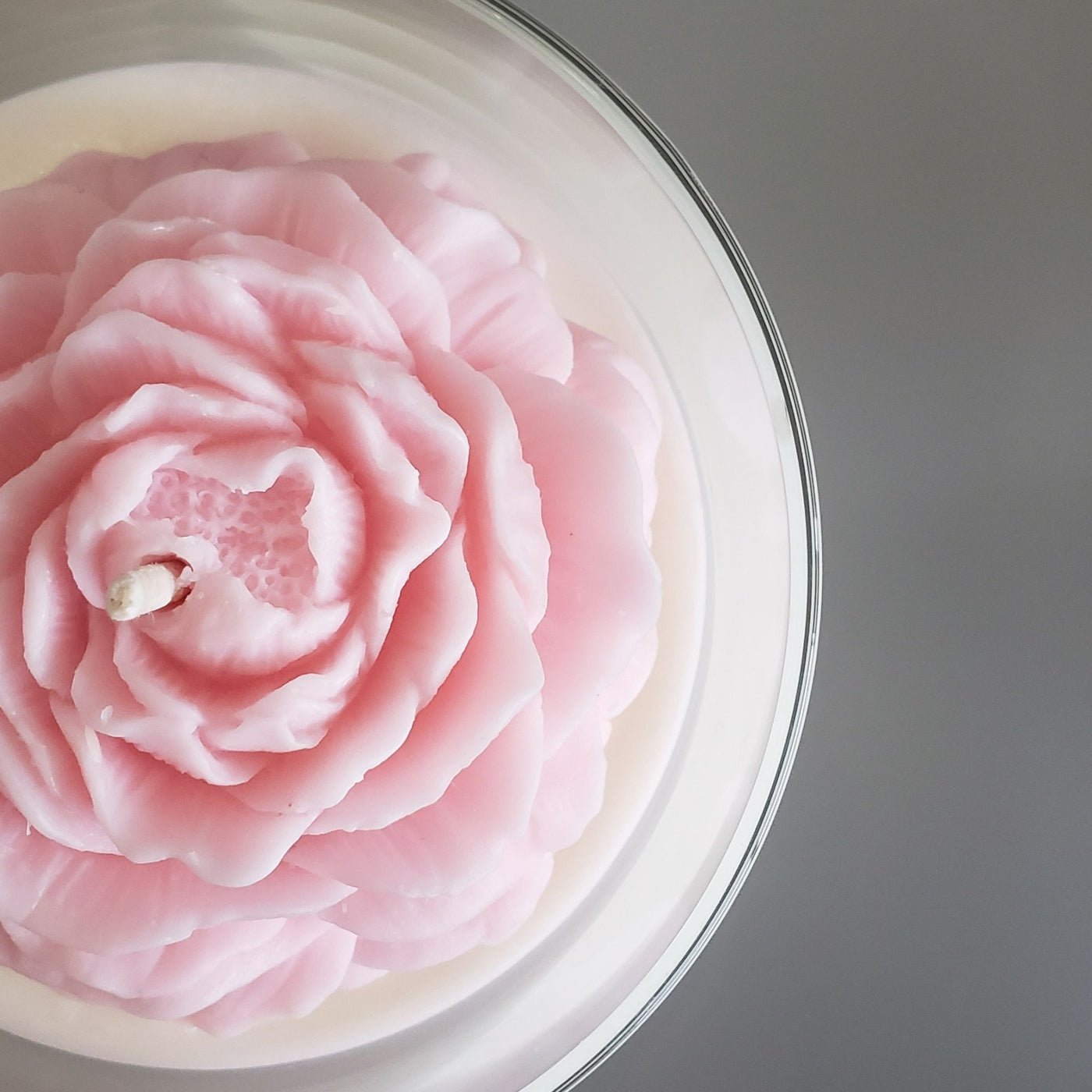 Peony Candle - Clear