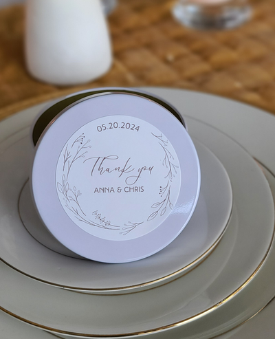 Peony Tin Candle