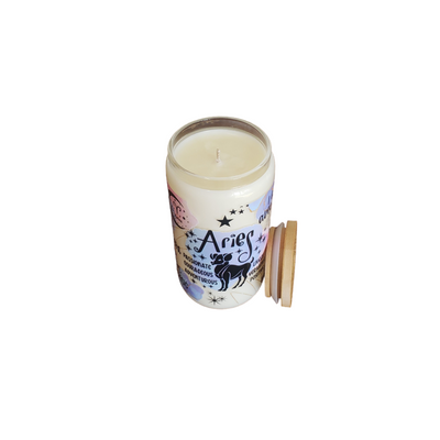 Aries Zodiac Candle