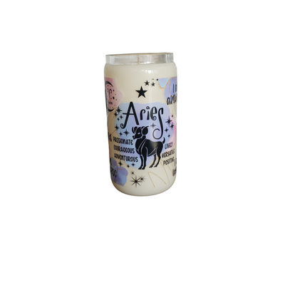 Aries Zodiac Candle