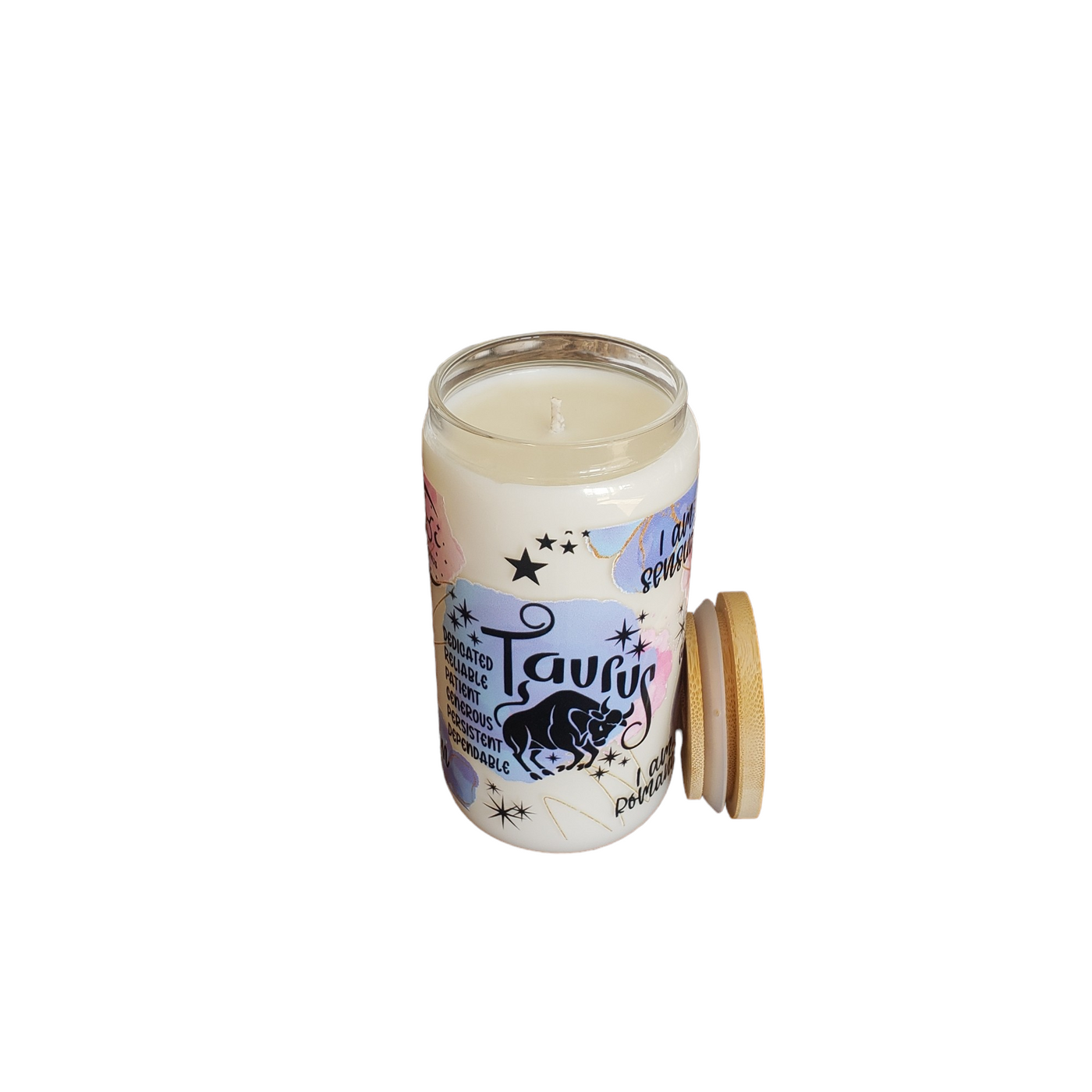 Taurus Zodiac Candle