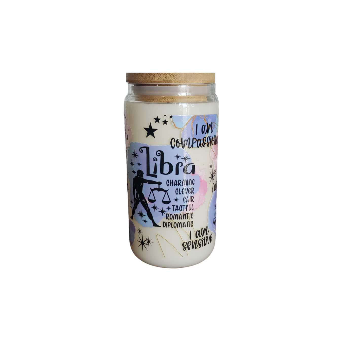 Libra Zodiac Candle