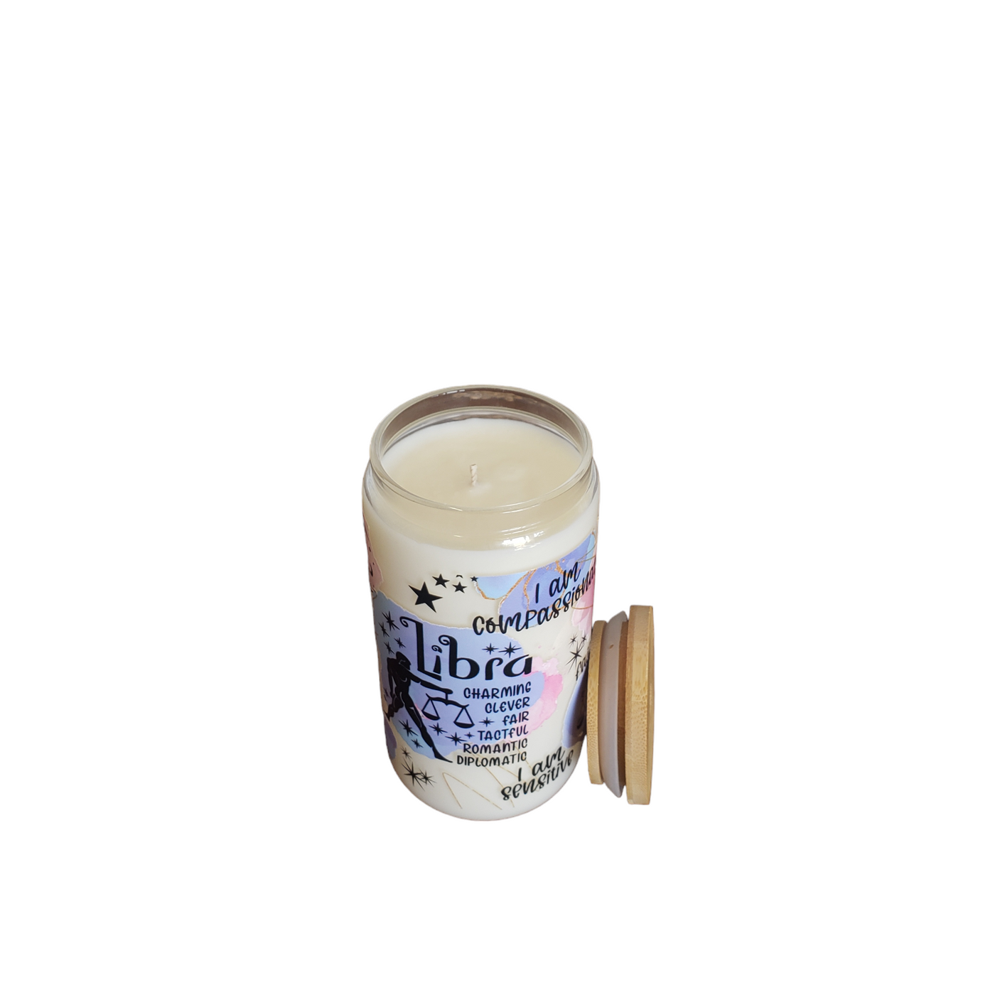 Libra Zodiac Candle