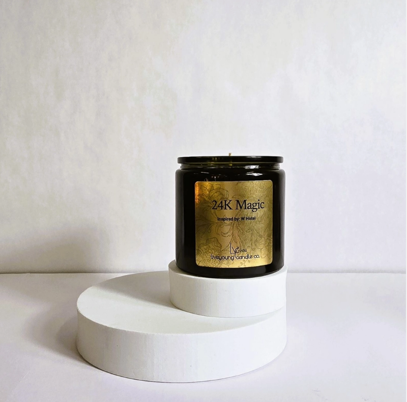 24K Magic Inspired Luxury Hotel Candle