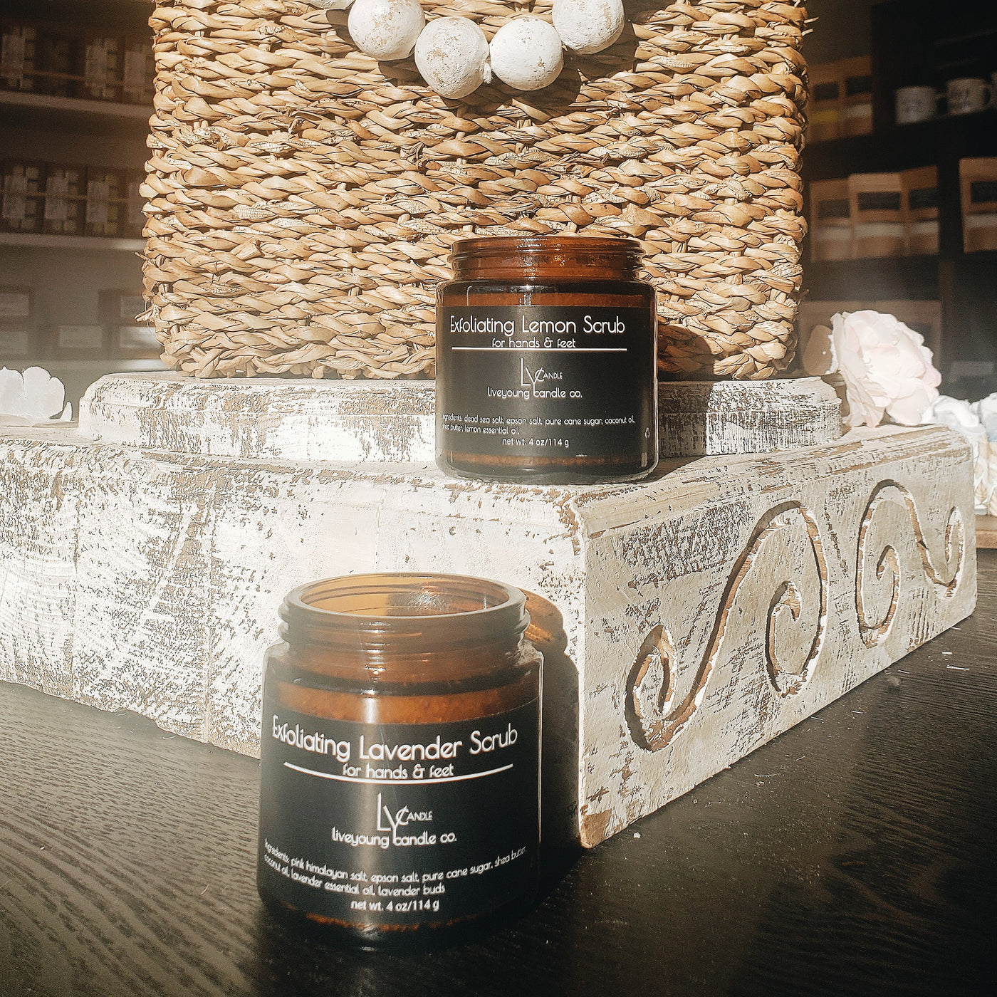 Exfoliating Hand and Foot Scrub - Lavender or Lemon